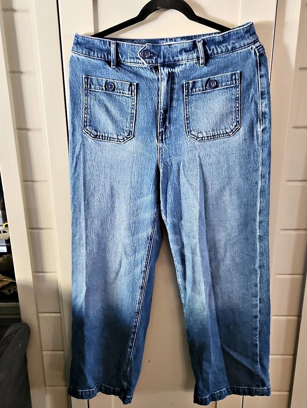 LOFT Straight Leg Jeans in Blue Waist 29 Like New